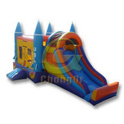 princess inflatable combo slide